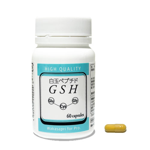 Wakasapri for Pro.　ワカサプリ　白玉ペプチド（GSH）