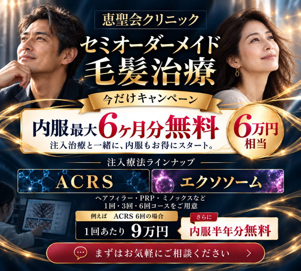セミオーダーメイド毛髪治療