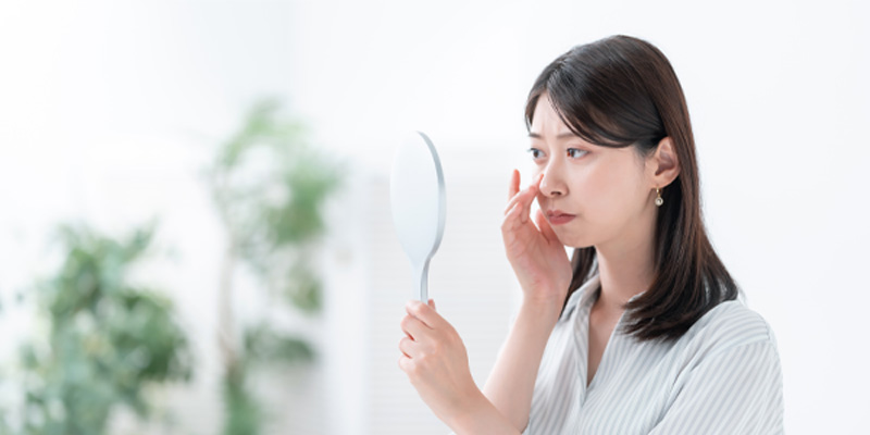鼻中隔延長のダウンタイムと術後経過のイメージ