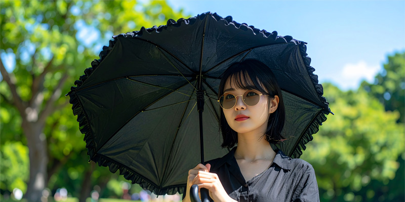背中ピーリング後の保湿と紫外線対策のイメージ