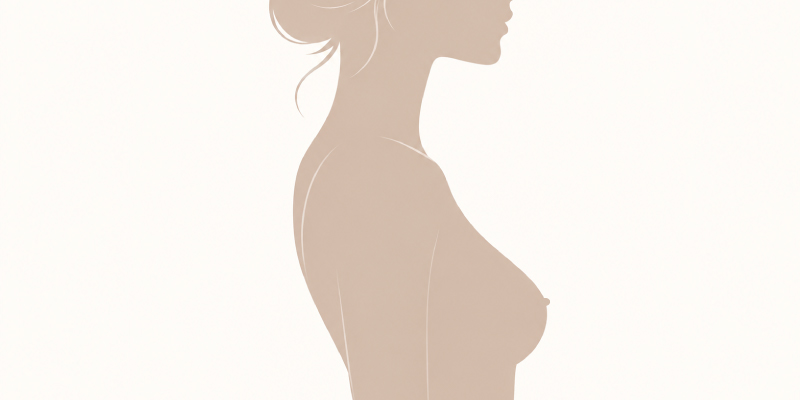 乳頭シルエット