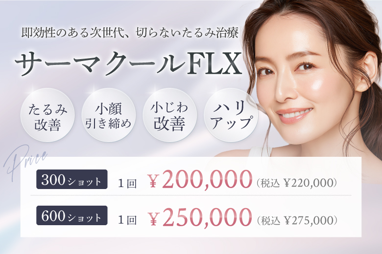 サーマルフラクショナル サーマクール サーマクールFLX｜切らないリフトアップ・たるみ治療｜大阪 恵聖会